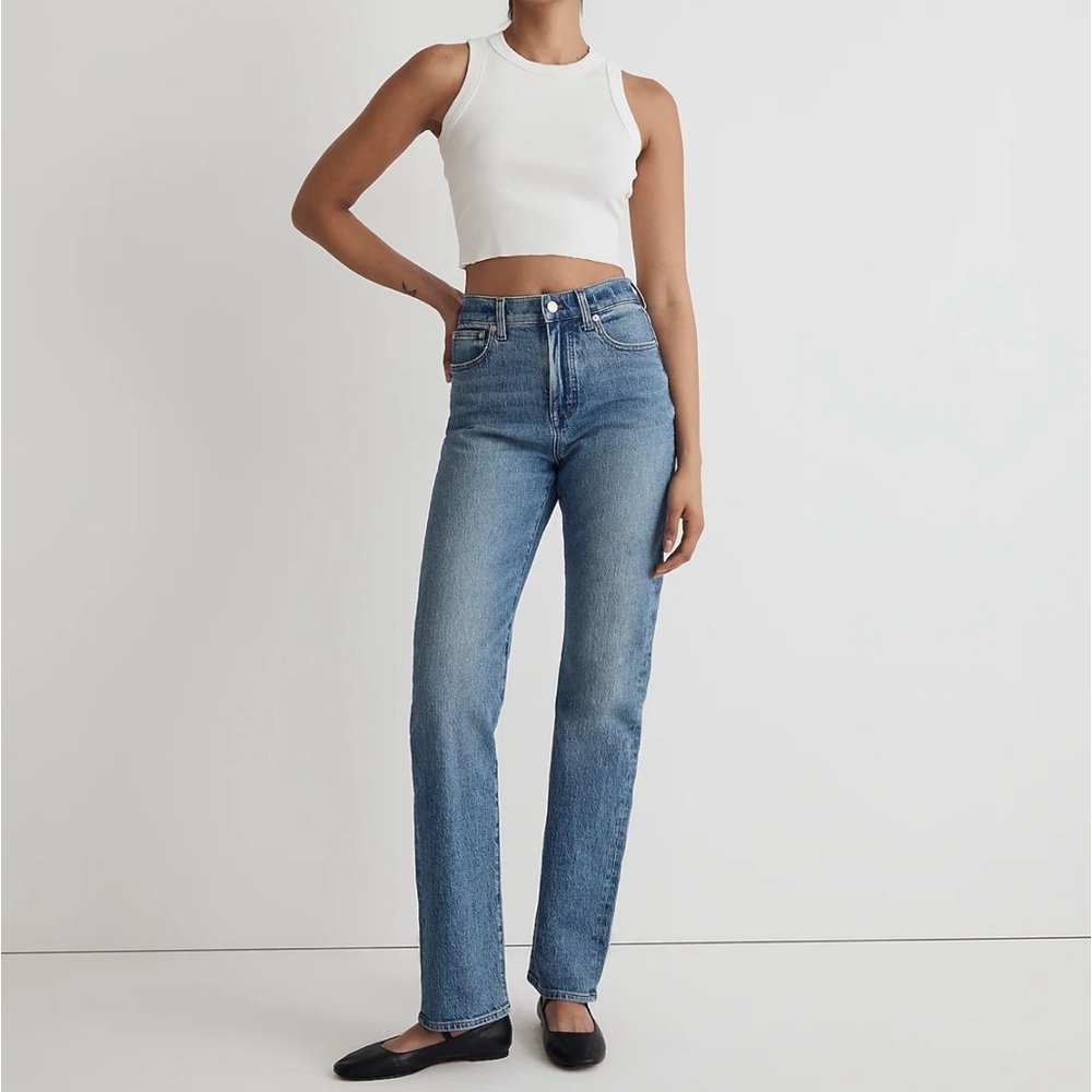 Madewell Women's Straight Leg Jeans in Blue
